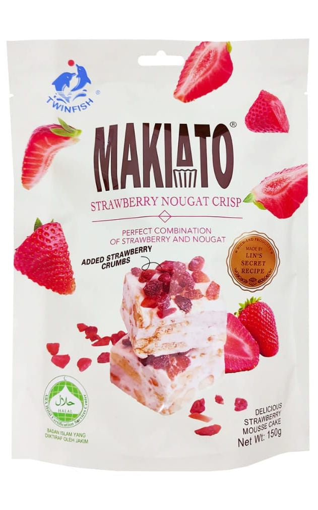 Makiato Strawberry Nougat Crisp