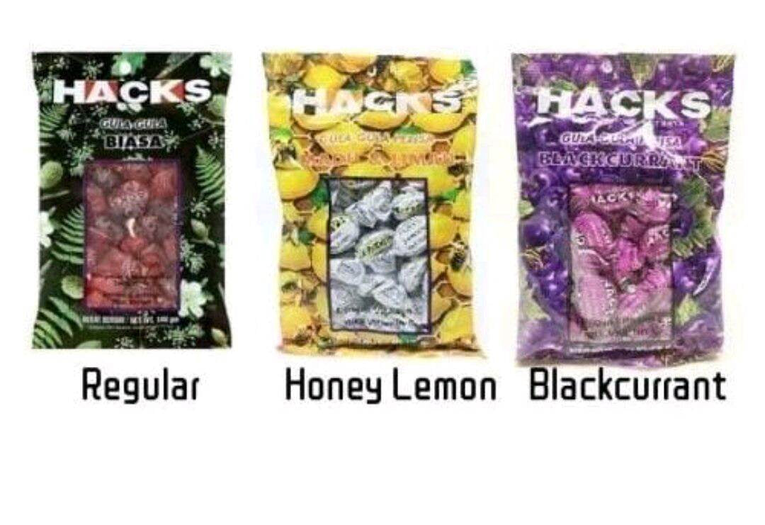 Hacks Original & Honey Lemon Cough Sweet & Blackcurrant Sweets