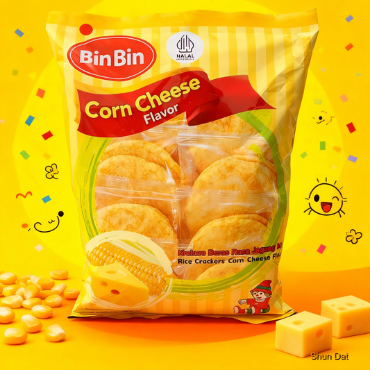 Bin Bin Corn Cheese Flavor and Products