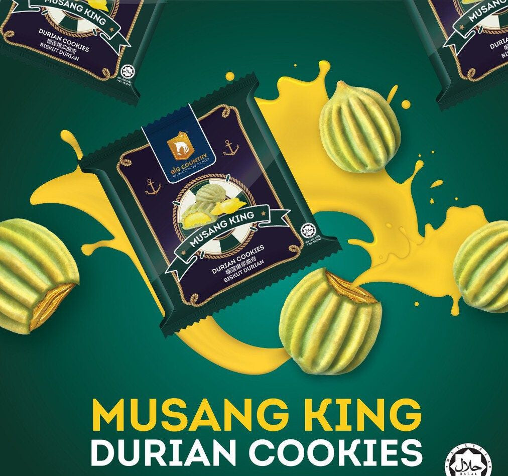 Musang King Durian Cookies Big Country and Products