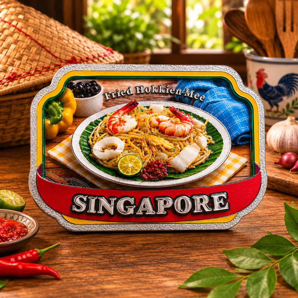 Singapore Banknote Fridge Magnet (SG Souvenir Gift /Office Notice Board Magnet)