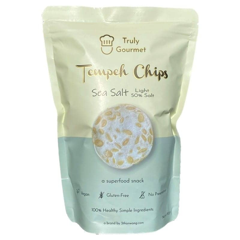 Truly Gourmet Natural Tempeh Chips - Sea Salt Flavour 80g