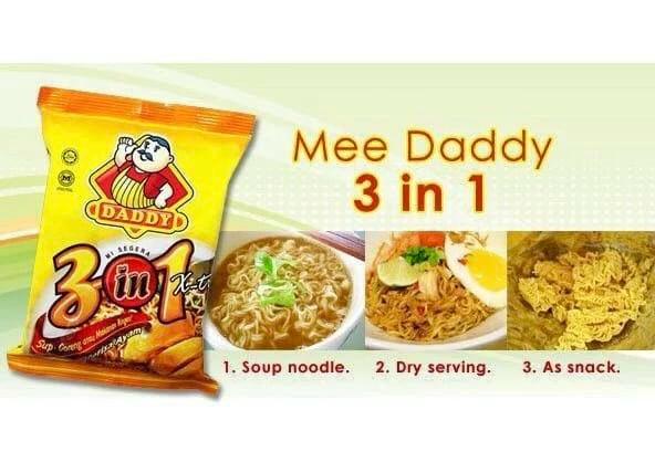 Daddy Noodle Mee (3 in 1 Instant Noodle) and Products