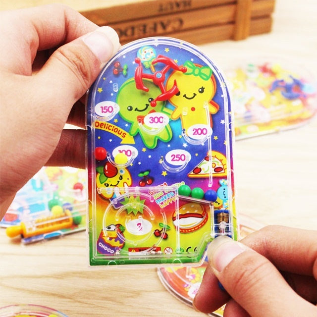 Childhood Toy Spinning Gyro, Pinball, Aeroplane with Light  and Mini Basketball