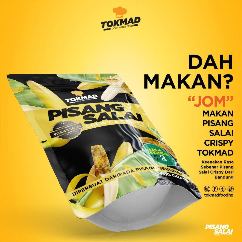 Tokmad Pisang Salai Salted Egg / Pisang Salai Crispy (Halal)