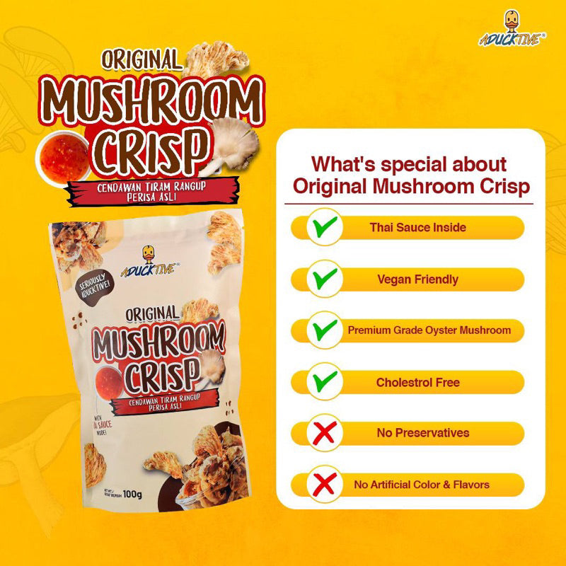 Aducktive Salted Egg Cornflakes/Mushroom Crisp and Products (Original/Spicy)