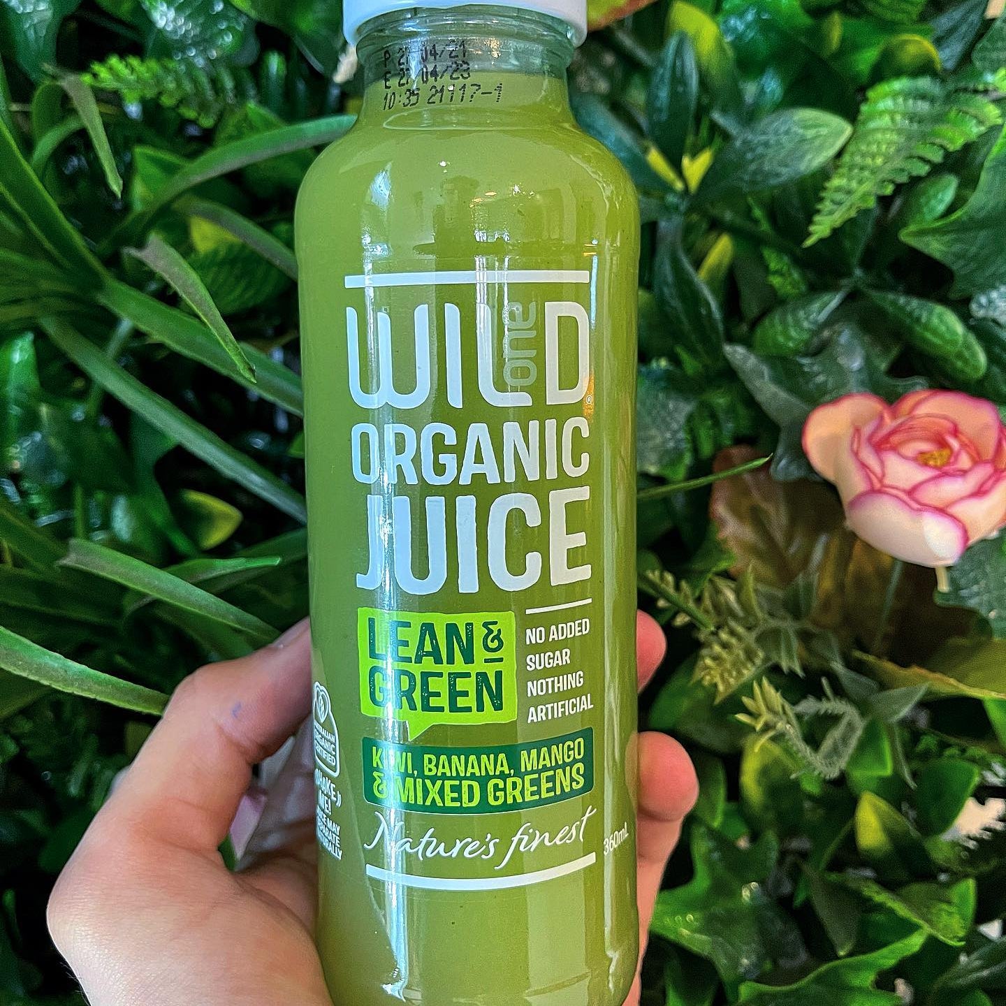 Wild One Organic Juice Lean& Green (Kiwi, Banana, Mango & Mix Greens) and Products