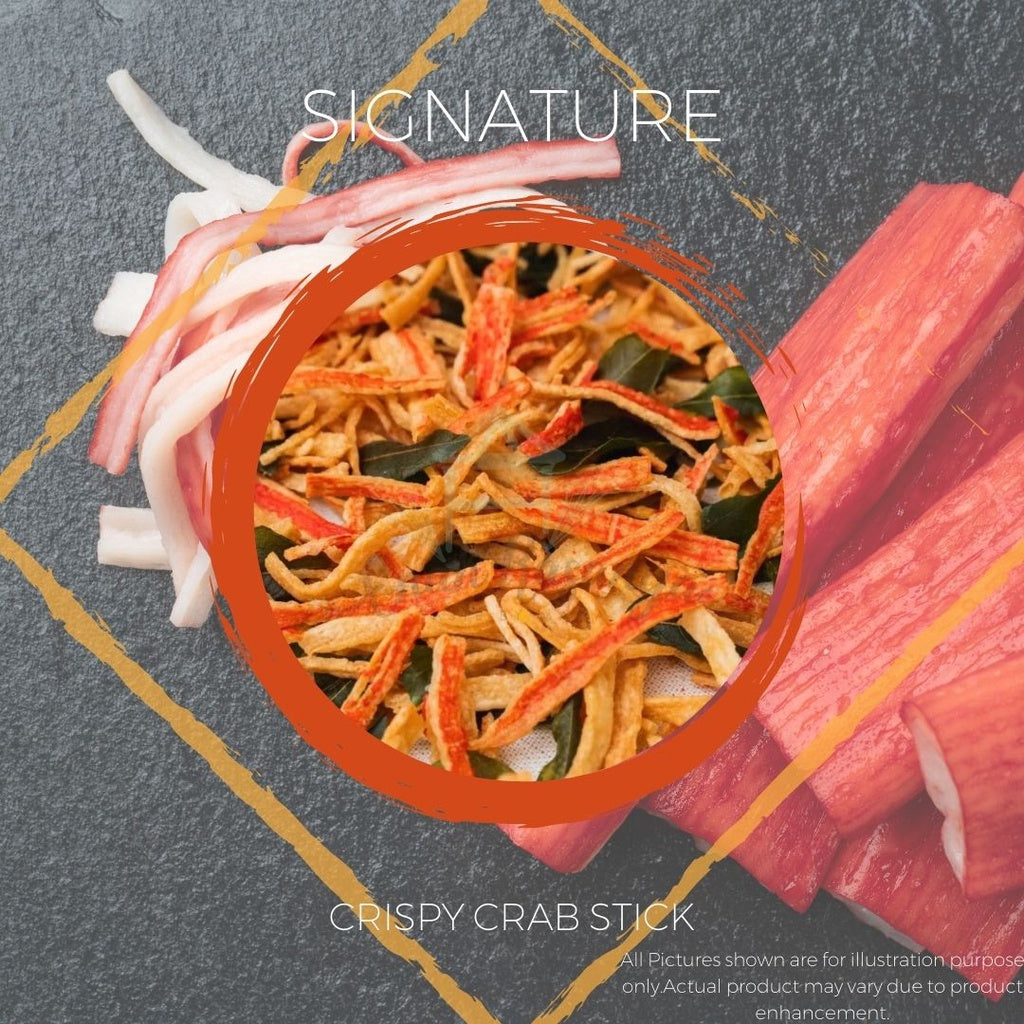 Crab Chip Cracker (Enakrasanya Crab Stick with Curry Leaves)