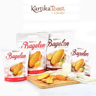 Kartika Bagelan Crunchy French Toast - Cheese 180g (10 sachets)