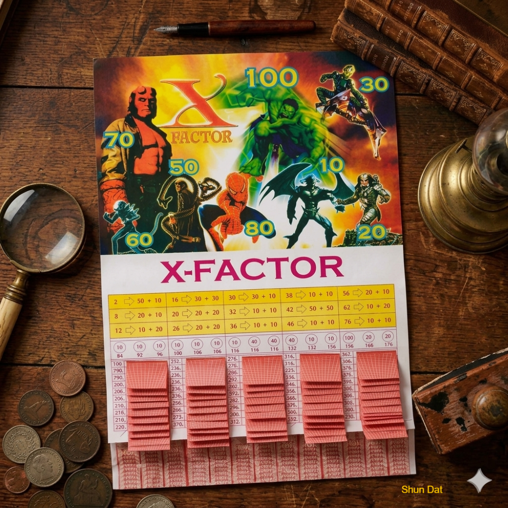 Tikam Tikam Traditional Lucky Draw Game Board
