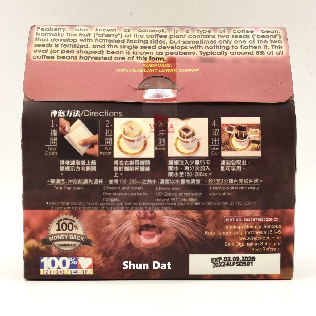 [HALAL] Woca Kopi Luwak Drip Coffee