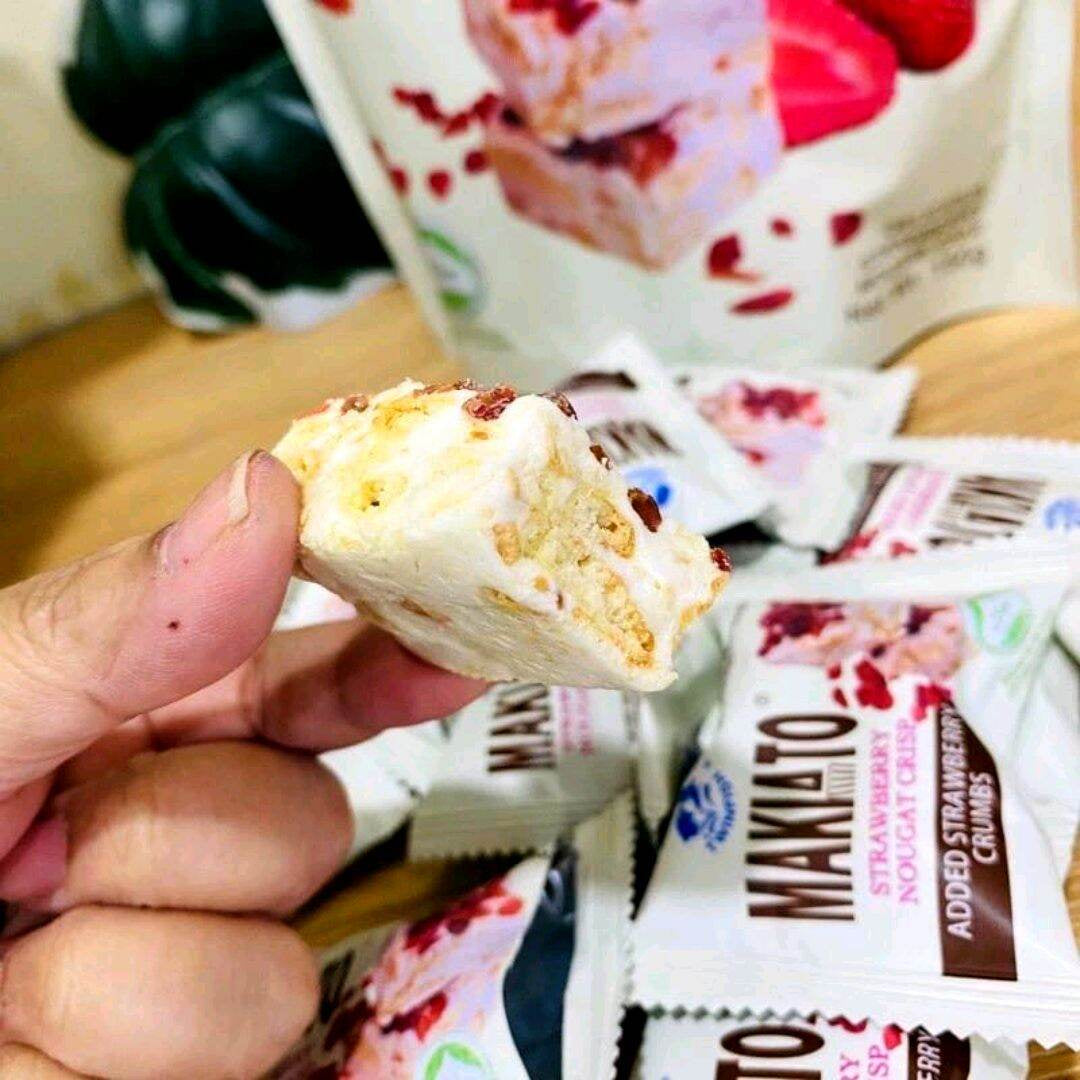 Makiato Strawberry Nougat Crisp