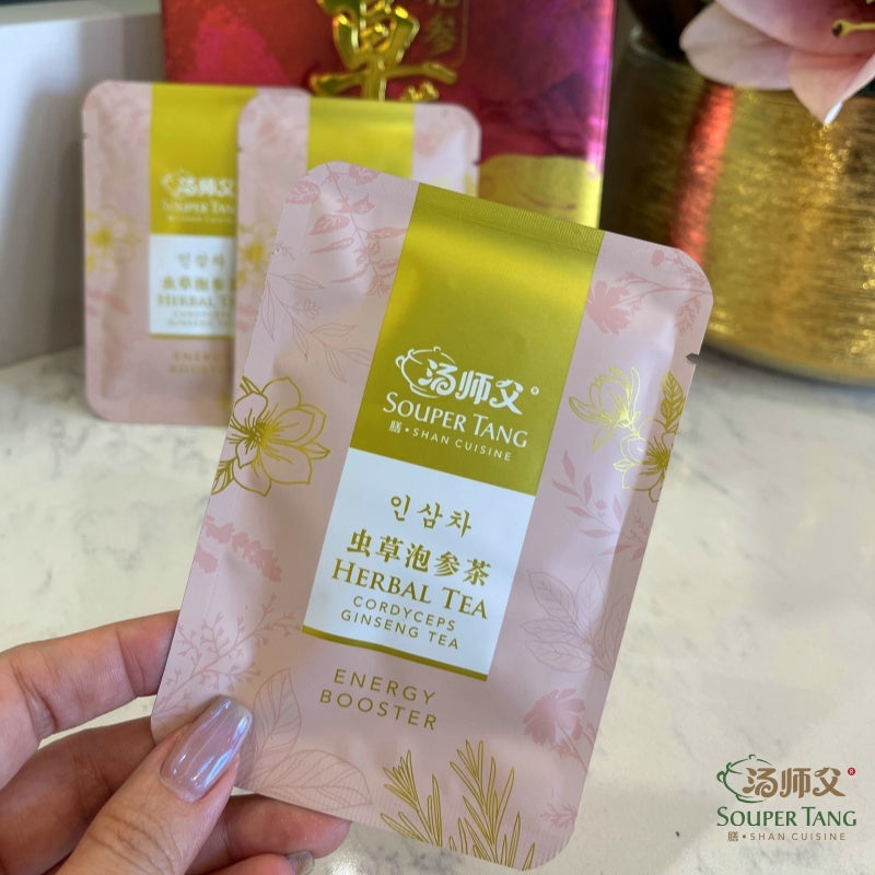 SOUPER TANG AMERICAN GINSENG TEA WITH CORDYCEPS