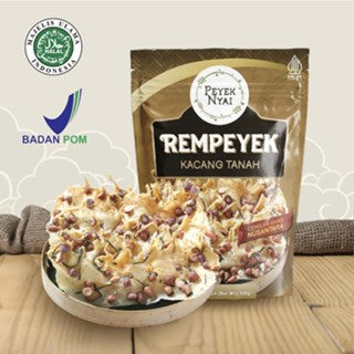 Premium Rempeyek with Anchovies and Products (Rempeyek Ikan Bilis Daun Kari)