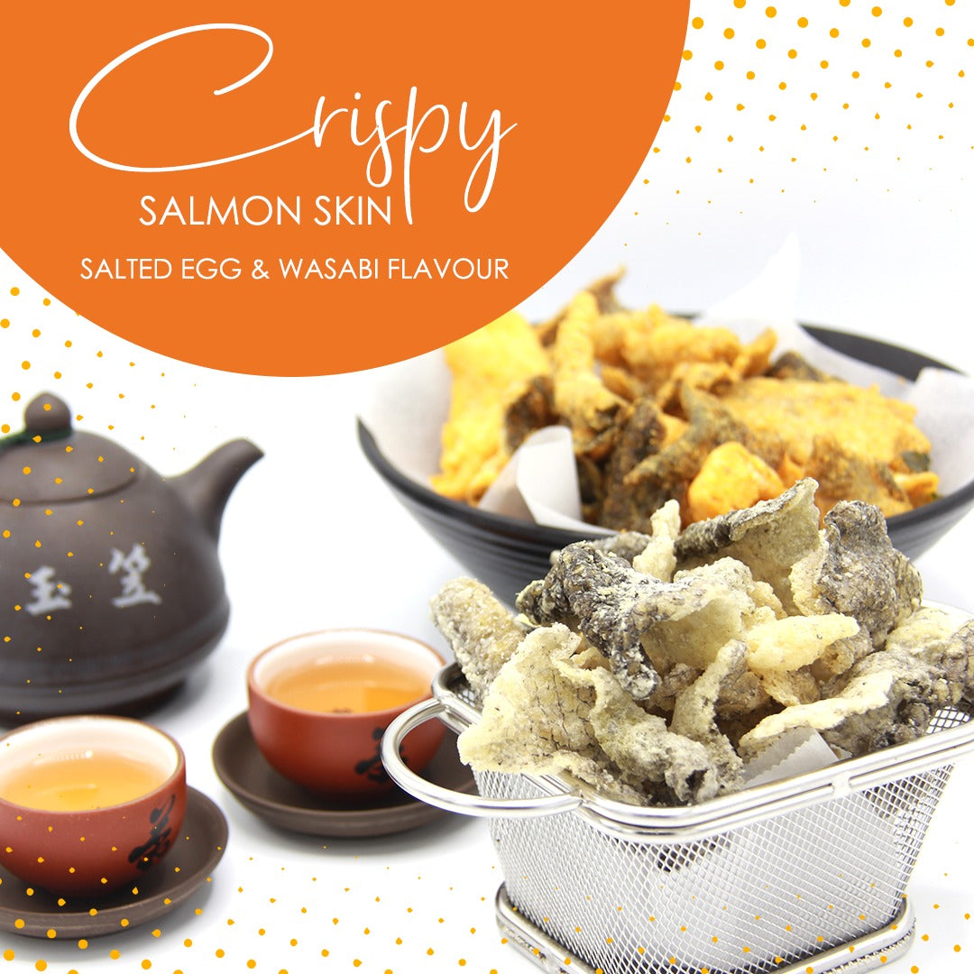 Salmon Fish Skin Salted Egg and Products