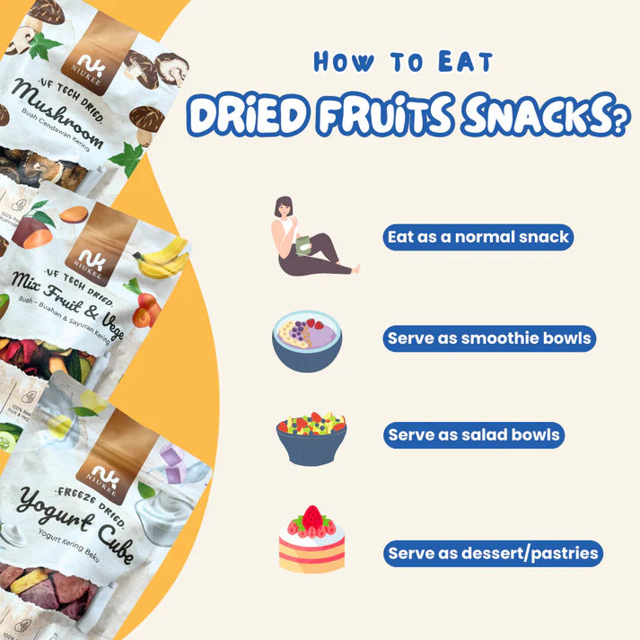 NK Dried Mango/Strawberry/Mushroom/Mix Fruit and Vege/Yogurt Cube