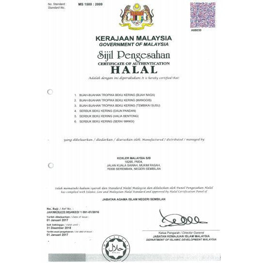 Malawang Premium Freeze Dried Bentong Ginger Powder