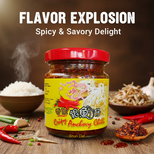 Pantai Remis Crispy Anchovy Chili and Sambal Shrimp Paste