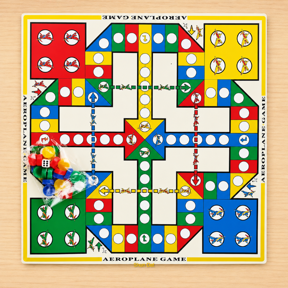 Childhood Toy Snake Ladder/ People Ladder/ Aero plane/ Draught Board Game