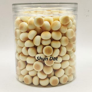 Traditional Childhood Coloured Prawn Snack and Product