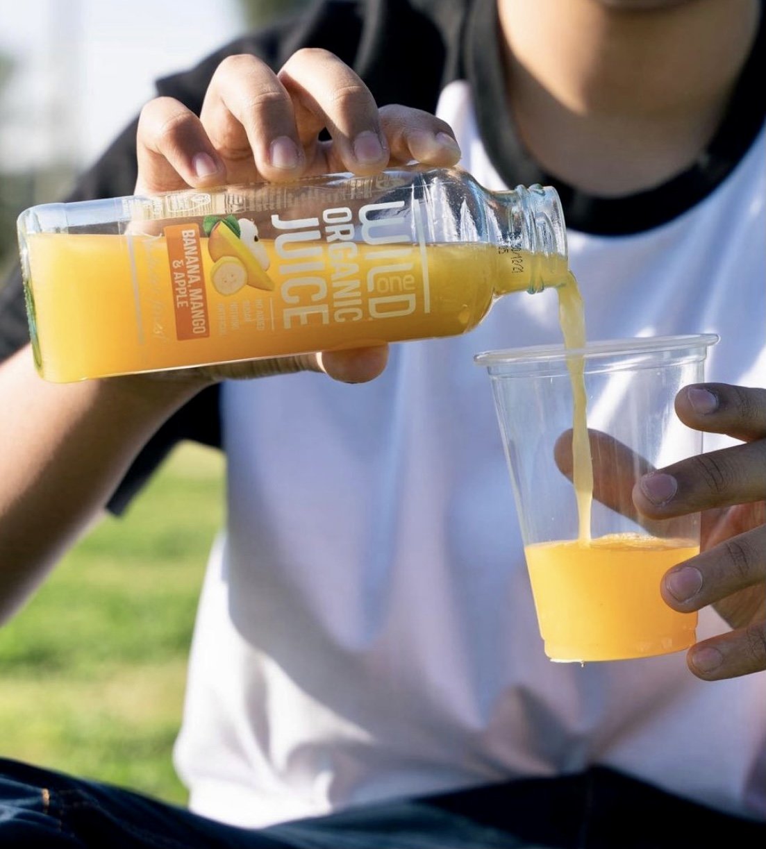 Wild One Organic Juice (Banana, Mango, Apple) and Products