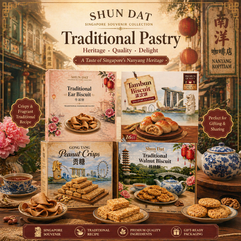 Traditional Ear Biscuit Singapore Souvenir Collection