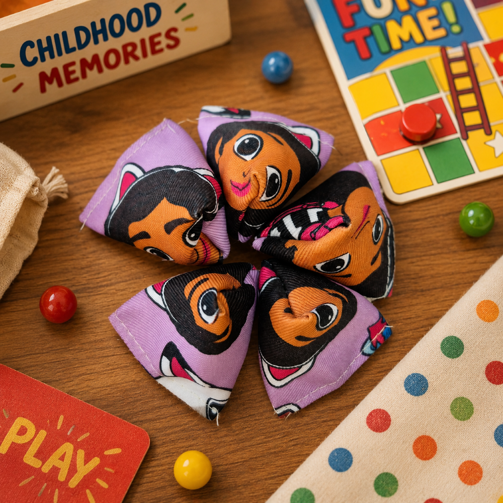 Traditional Childhood Toy Five Stones Game
