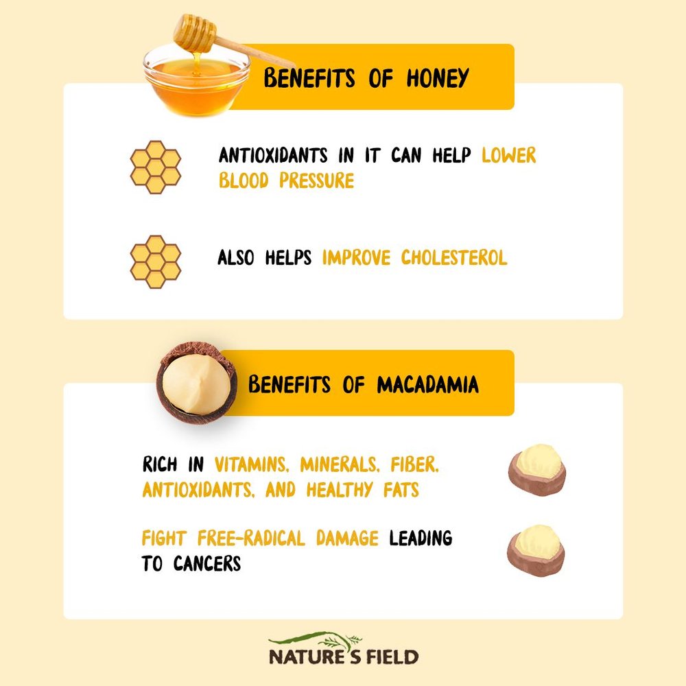 Nature Field Macadamia Nuts (Honey)