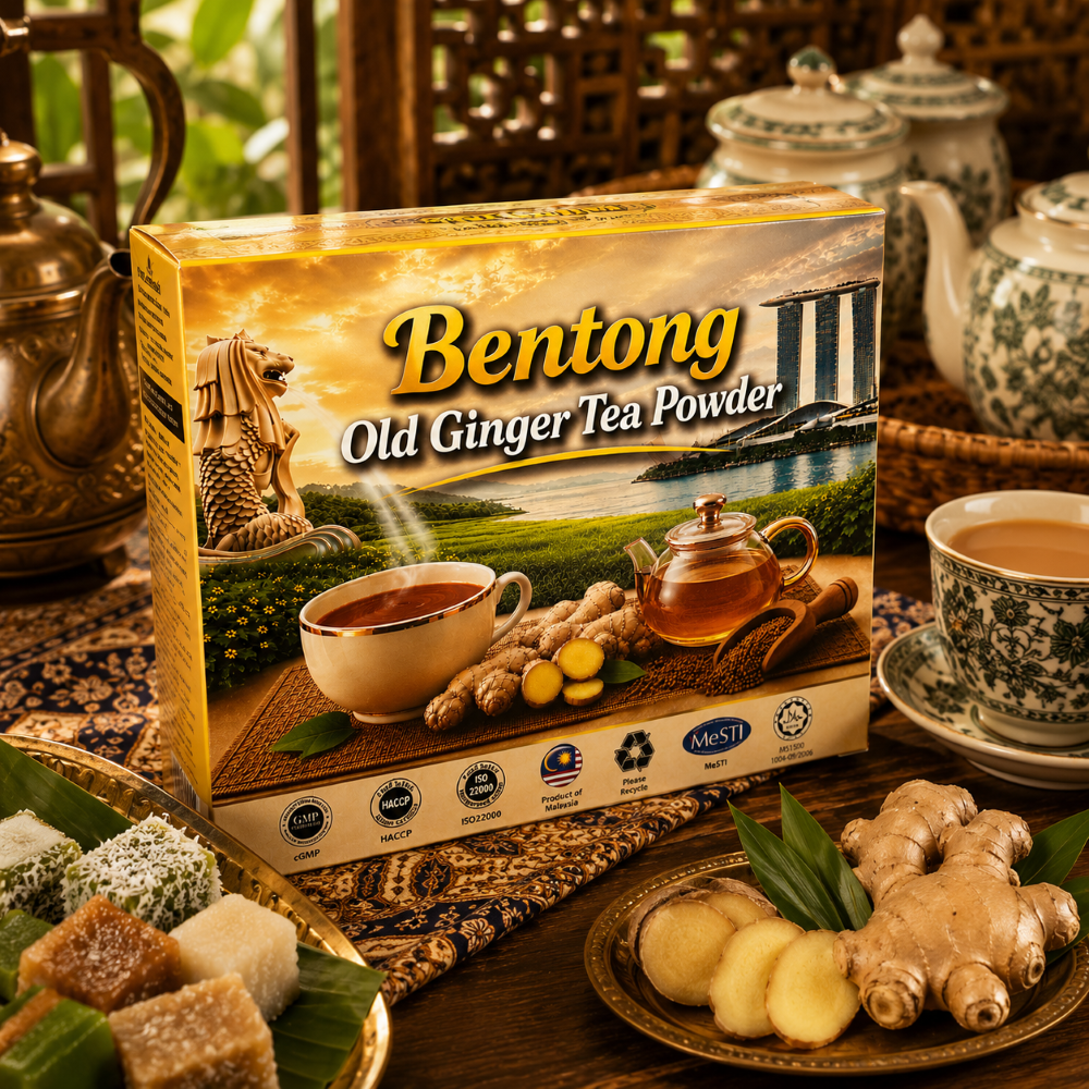 Bentong Old Ginger Tea in Box (Singapore Tourist Edition)