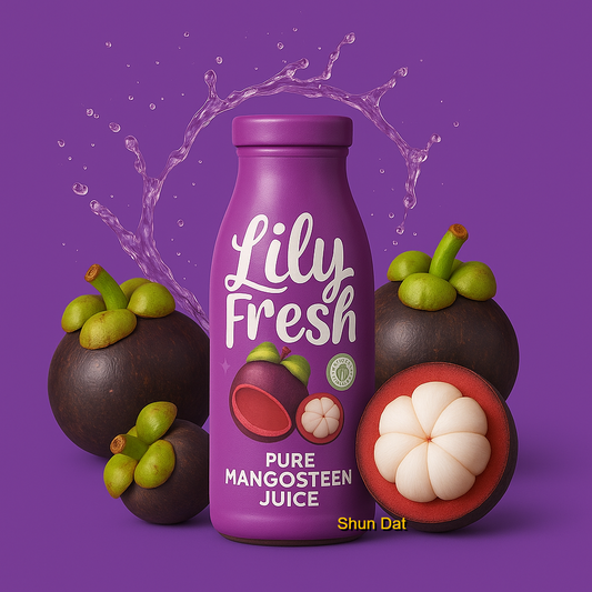 Lily Fresh Pure Mangosteen Juice 250ml – 100% Natural, No Added Sugar, Not From Concentrate