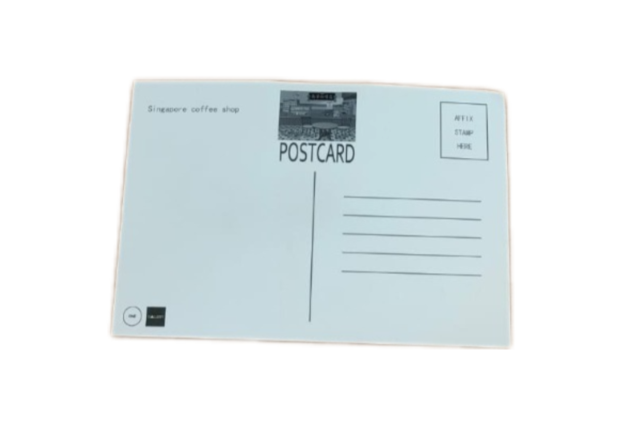 Singapore Laksa Key Chain with Postcard Souvenir Gift Greeting Card