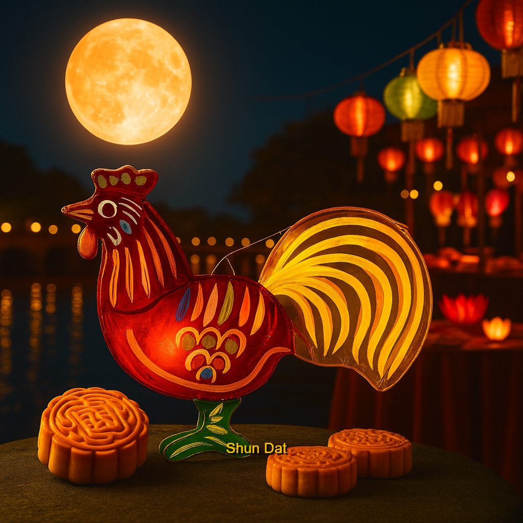 Cellophane Traditional Lantern- Mid-Autumn Festive