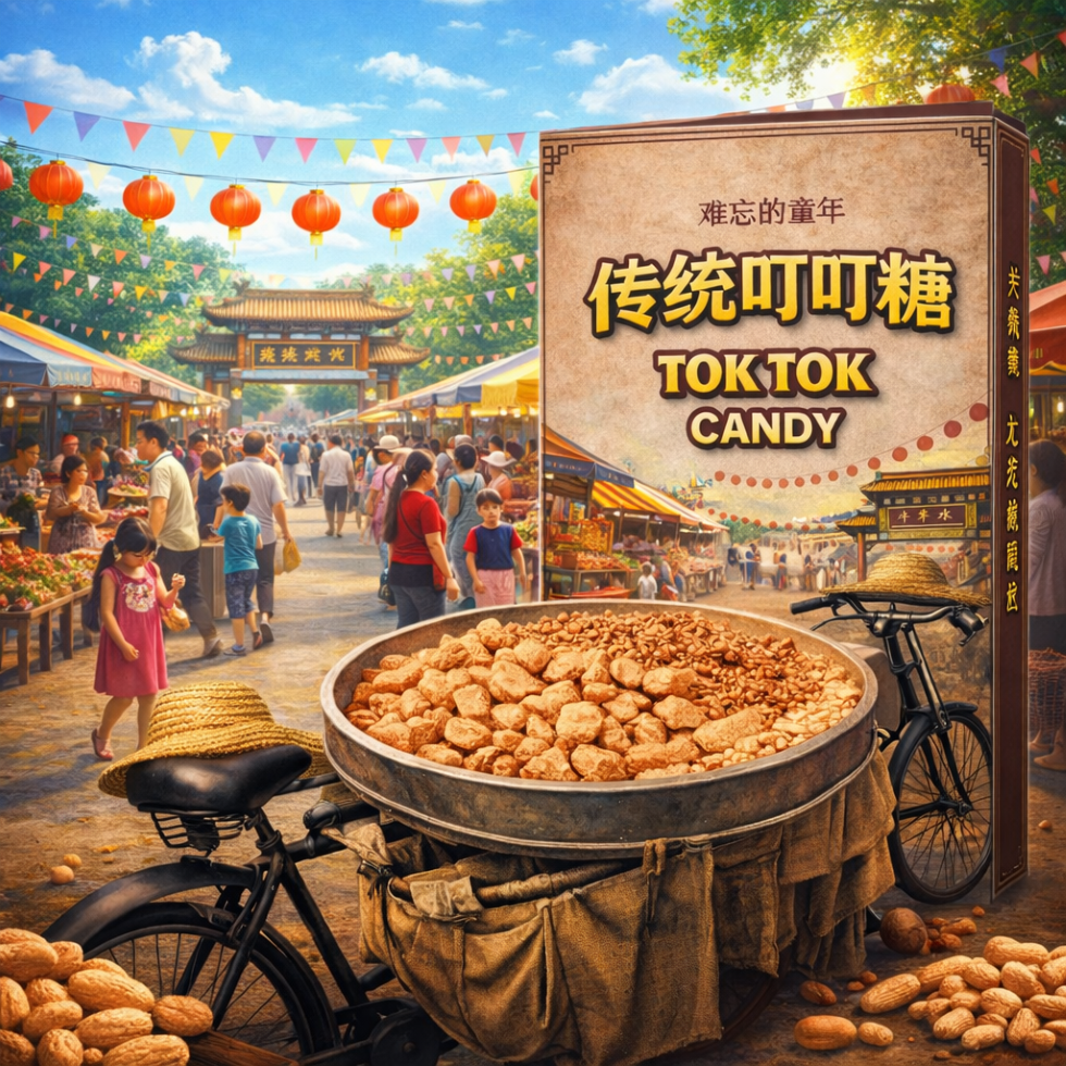 Traditional Tok Tok Candy (Singapore Tourist Edition)