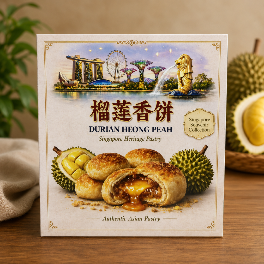 Durian Heong Peah (Singapore Tourist Edition)