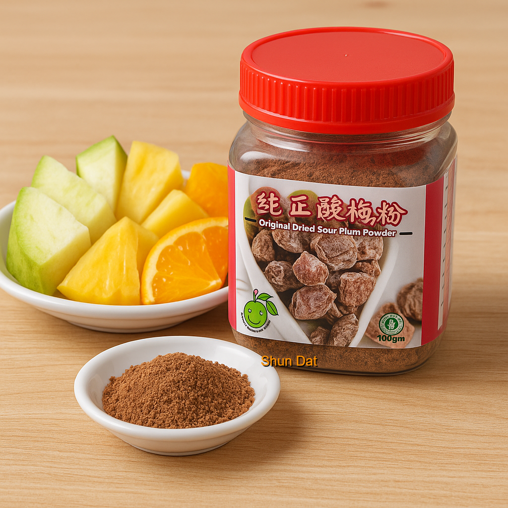 Genting Highland Famous Original Dried Sour Plum Powder 100gm | Tangy Fruit Seasoning | Product of Malaysia