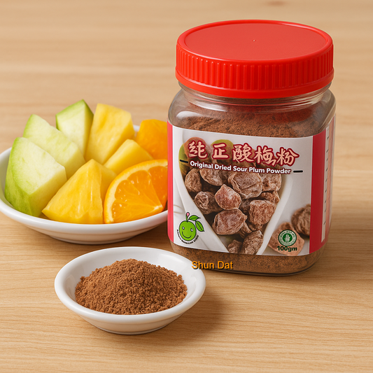 Genting Highland Famous Original Dried Sour Plum Powder 100gm | Tangy Fruit Seasoning | Product of Malaysia