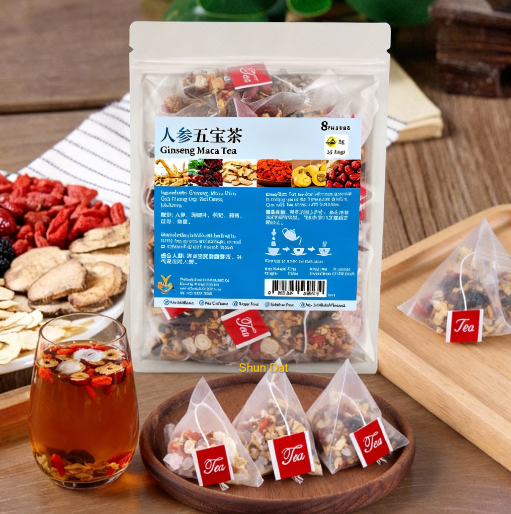 Ginseng Maca Tea and Product