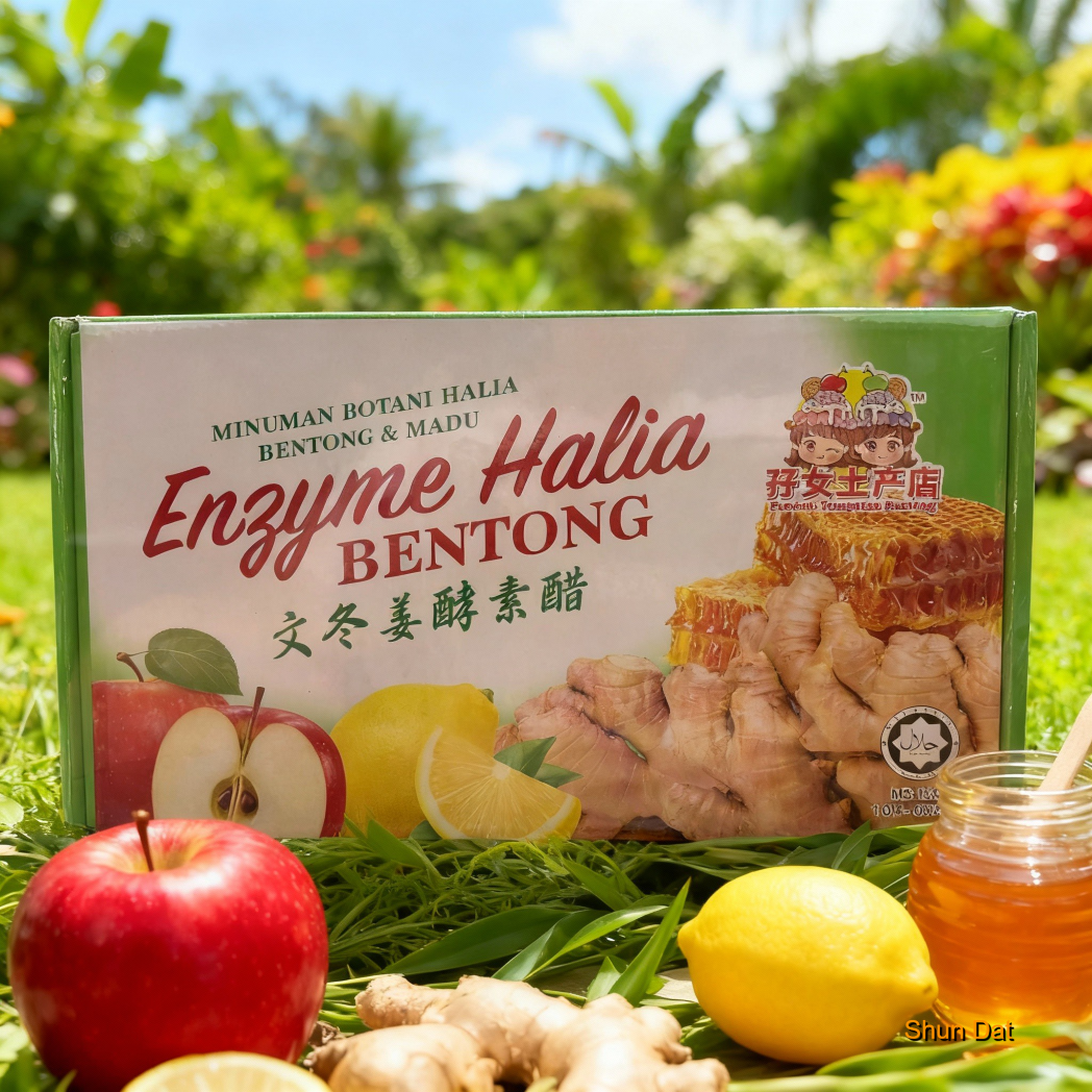 Bentong Ginger Apple Vinegar Lemon and Honey Enzyme (Sachet)