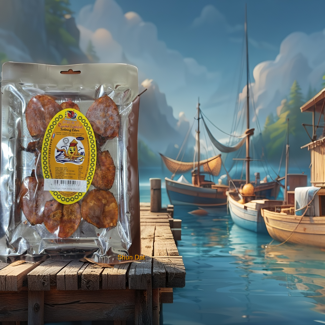 Whale Brand Roasted Tail (Sotong Ekor) and Products