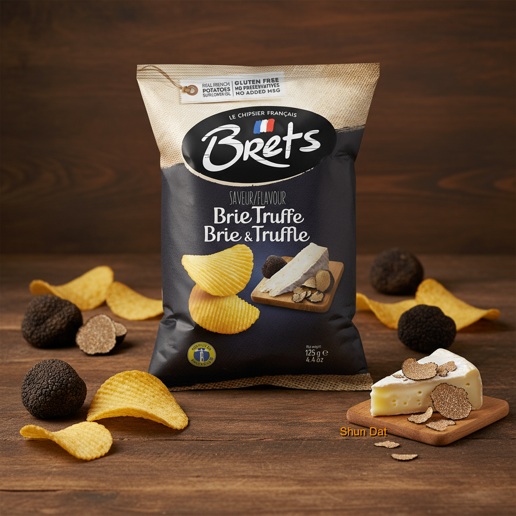Brets Potato Crisps With Brie &amp; Truffle Snacks