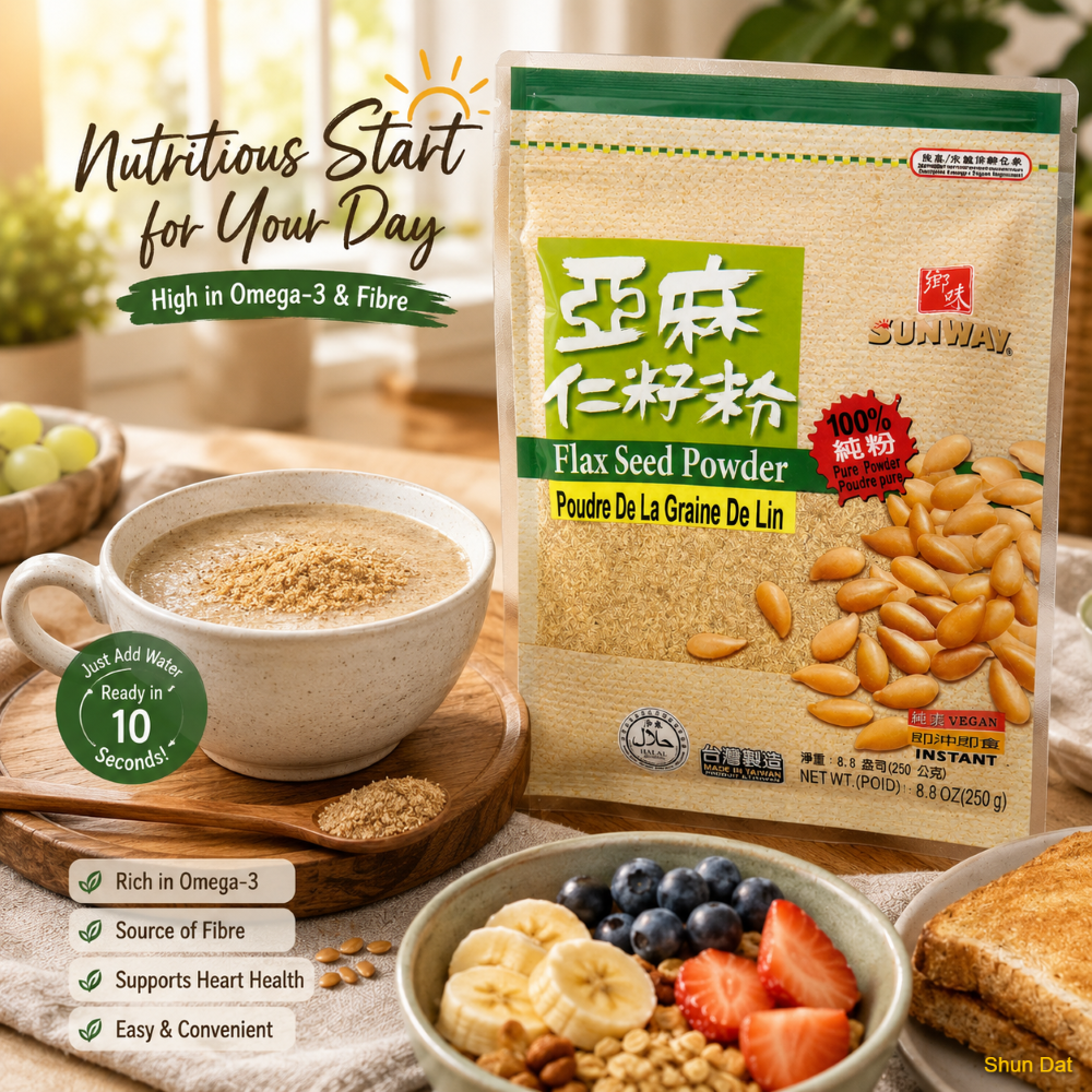 Taiwan Flax Seed 100% Pure Powder and Product
