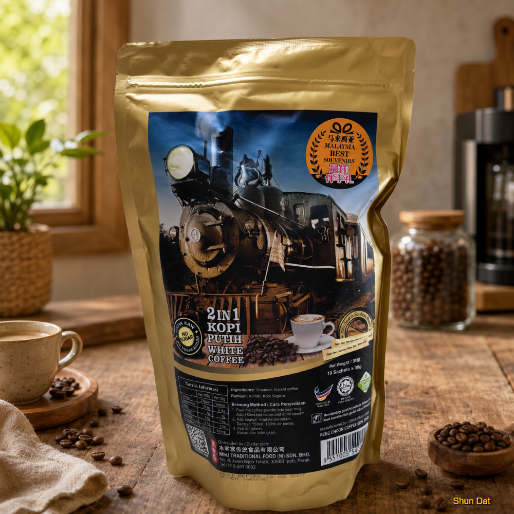 MMJ 2 in 1 White Coffee(No Sugar Added) – Traditional Heritage Taste