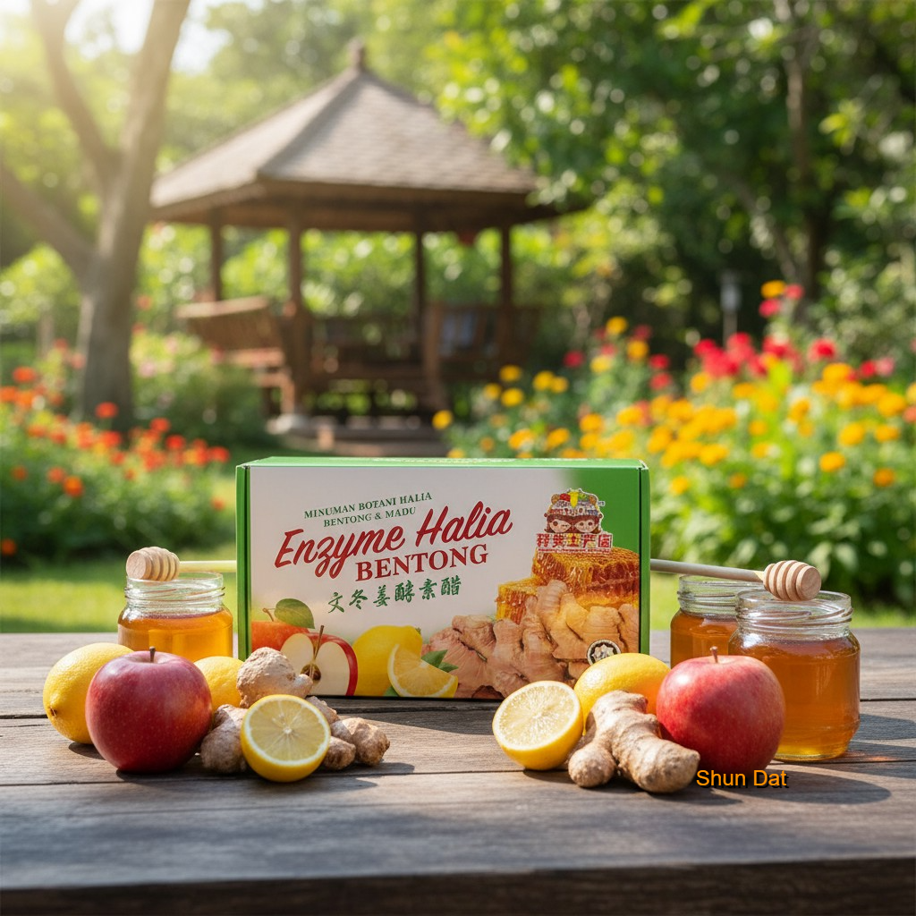 Bentong Ginger Apple Vinegar Lemon and Honey Enzyme (Sachet)