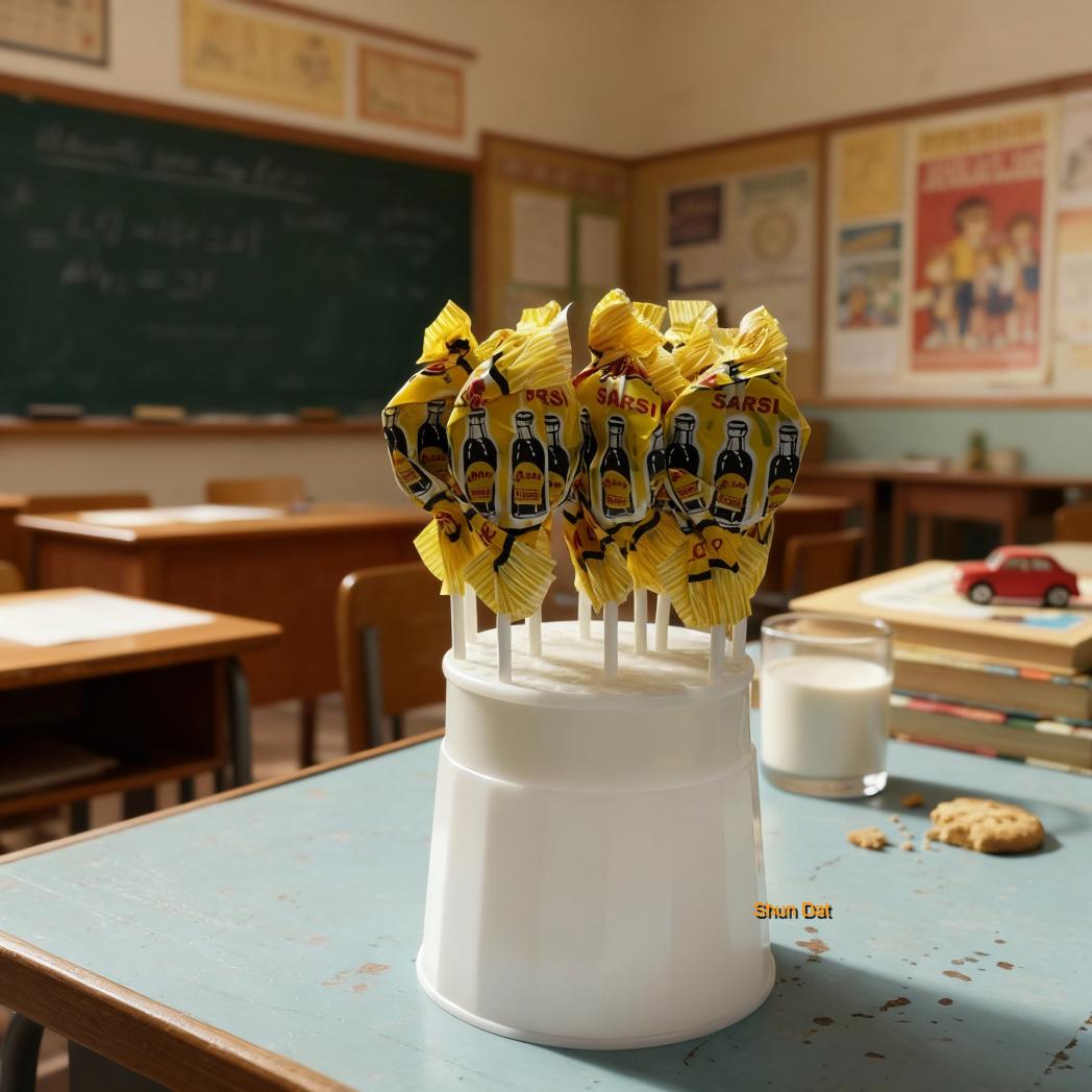 Childhood Fizzy Kola Candy / Sarsi Homark Candy/ Rinda Soft Candy/ Sarsi Lollipop