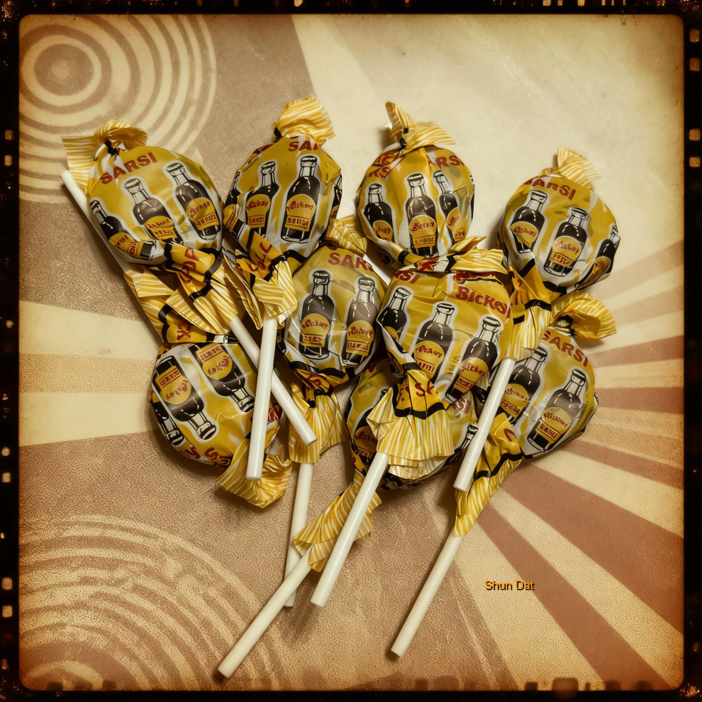 Childhood Fizzy Kola Candy / Sarsi Homark Candy/ Rinda Soft Candy/ Sarsi Lollipop