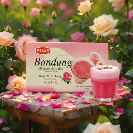 Bandung Rose Milk Instant Premix Drink - (Halal)