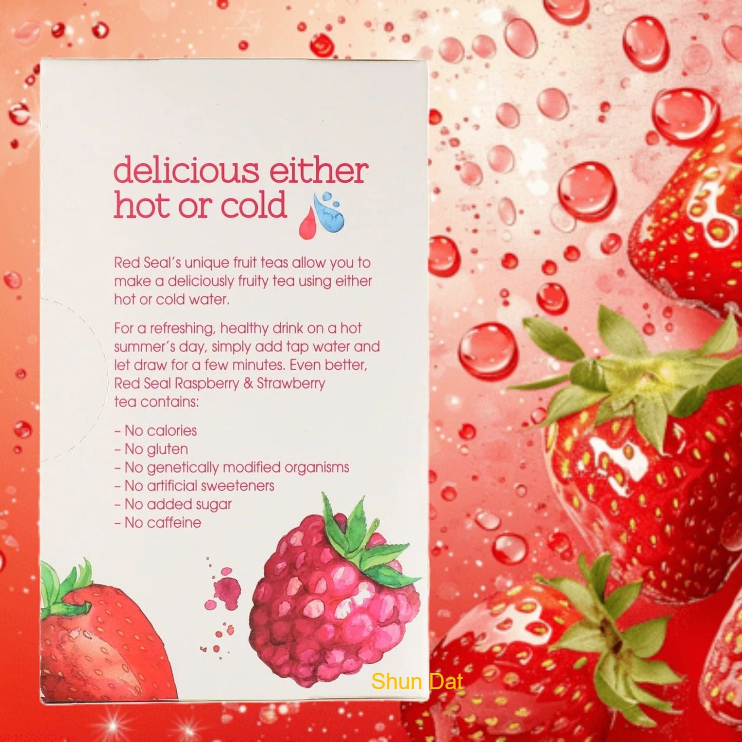 Red Seal Raspberry and Strawberry tea