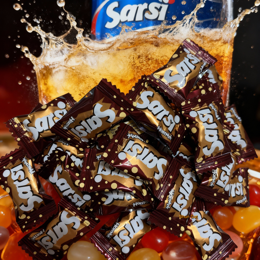 Childhood Fizzy Kola Candy / Sarsi Homark Candy/ Rinda Soft Candy/ Sarsi Lollipop