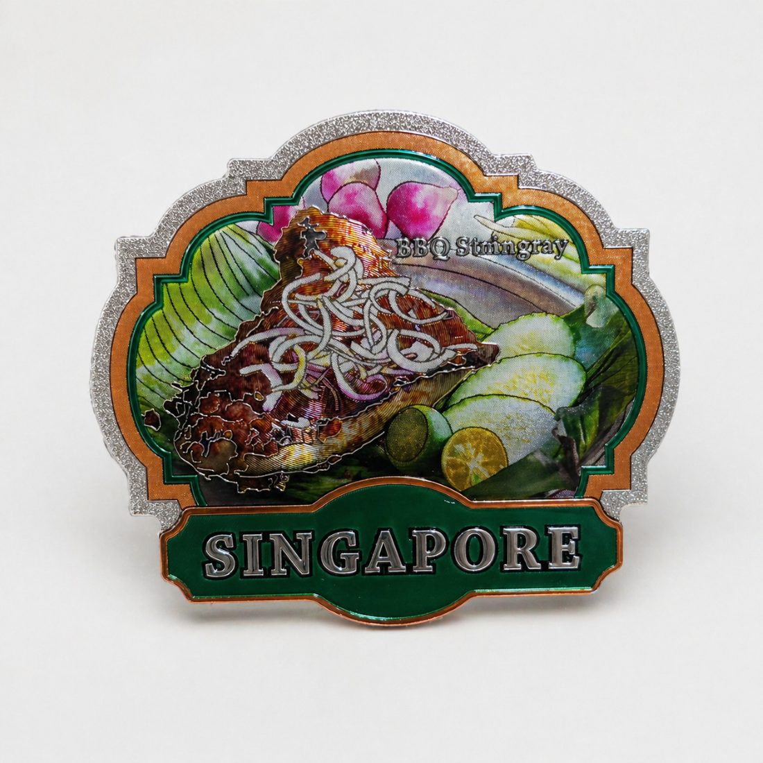 Singapore Food Feast Magnet – Iconic Local Delights Souvenir
