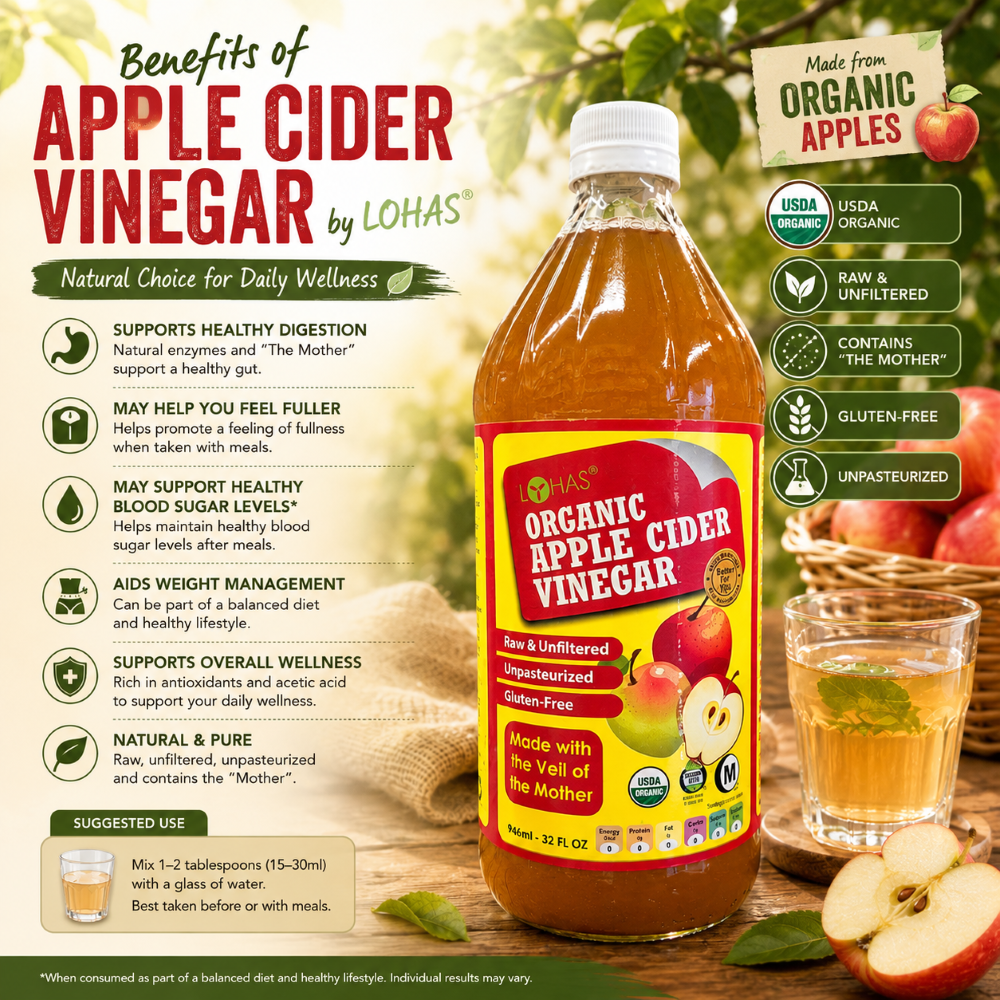 Lohas Organic Apple Cider Vinegar